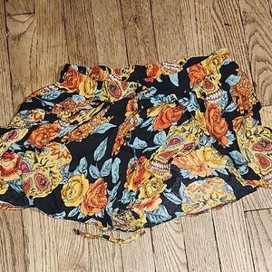 Vibrant Dia De Muerto Soft Shorts